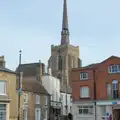 Looking up to St. Peter and St. Mary's, The Stowmarket Christmas Tree Festival and the GSB at Mellis - 20th December 2024