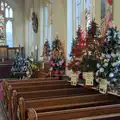 Christmas trees in the church, The Stowmarket Christmas Tree Festival and the GSB at Mellis - 20th December 2024