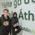 The boys in Dublin Airport, Christmas at Da Gorls, Monkstown Farm, Dublin - 25th December 2024