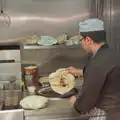 Naan bread is cooked in a tandoor, Christmas at Da Gorls, Monkstown Farm, Dublin - 25th December 2024