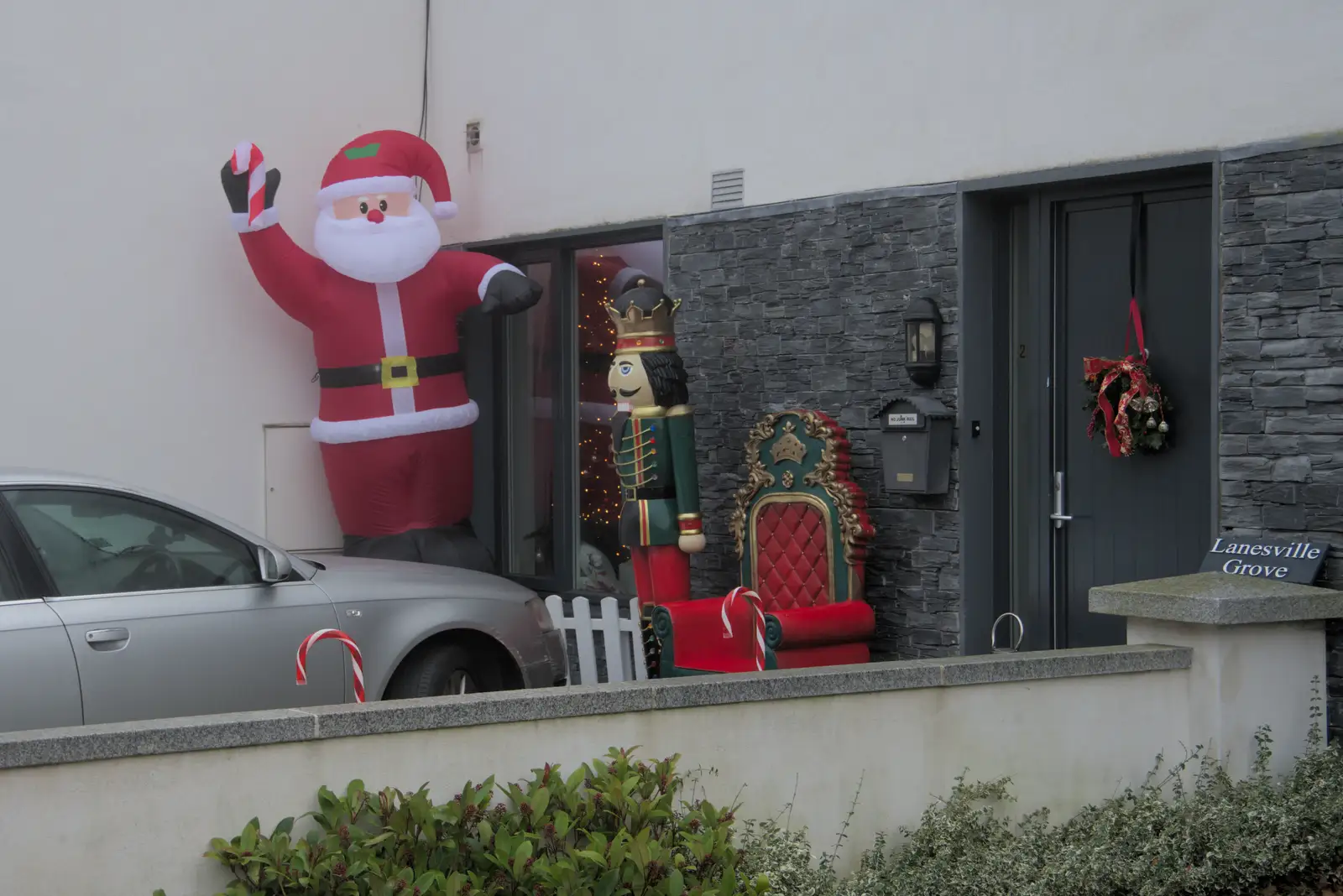 Extreme Christmas decorations in Monkstown, from St. Stephen's Day in Blackrock, County Dublin, Ireland - 26th December 2024