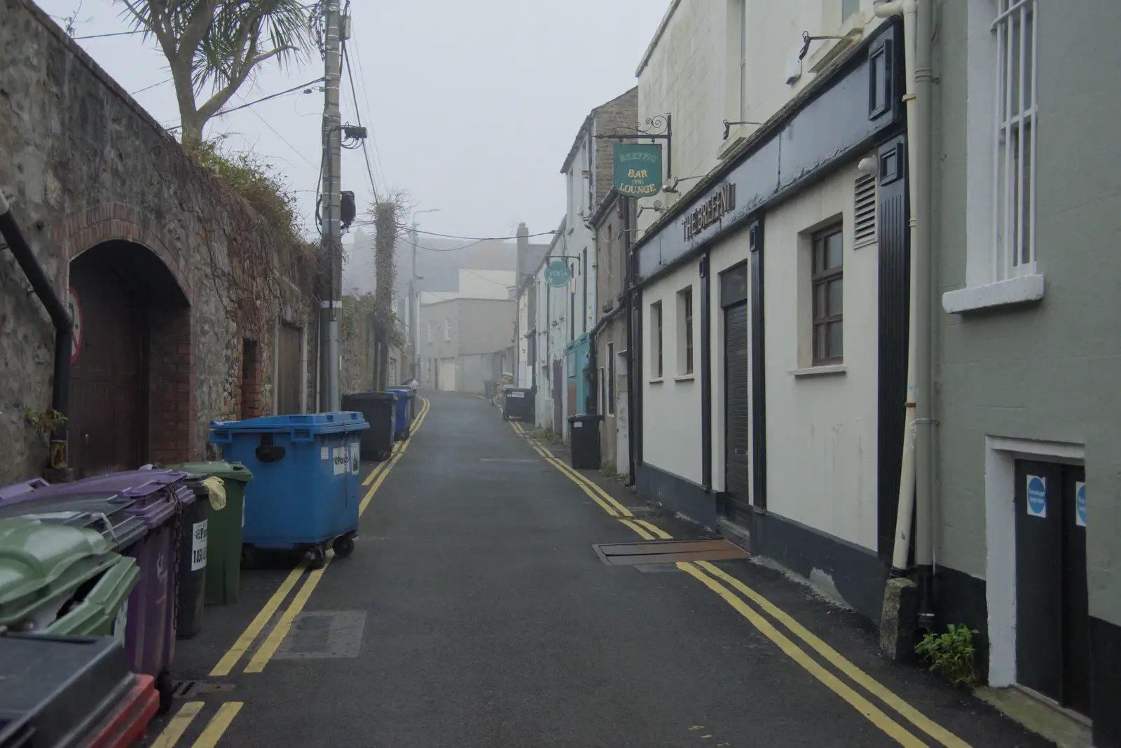 Idrone Lane, and the back of the old Breffni, from St. Stephen's Day in Blackrock, County Dublin, Ireland - 26th December 2024