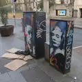 More painted street cabinets, St. Stephen's Day in Blackrock, County Dublin, Ireland - 26th December 2024