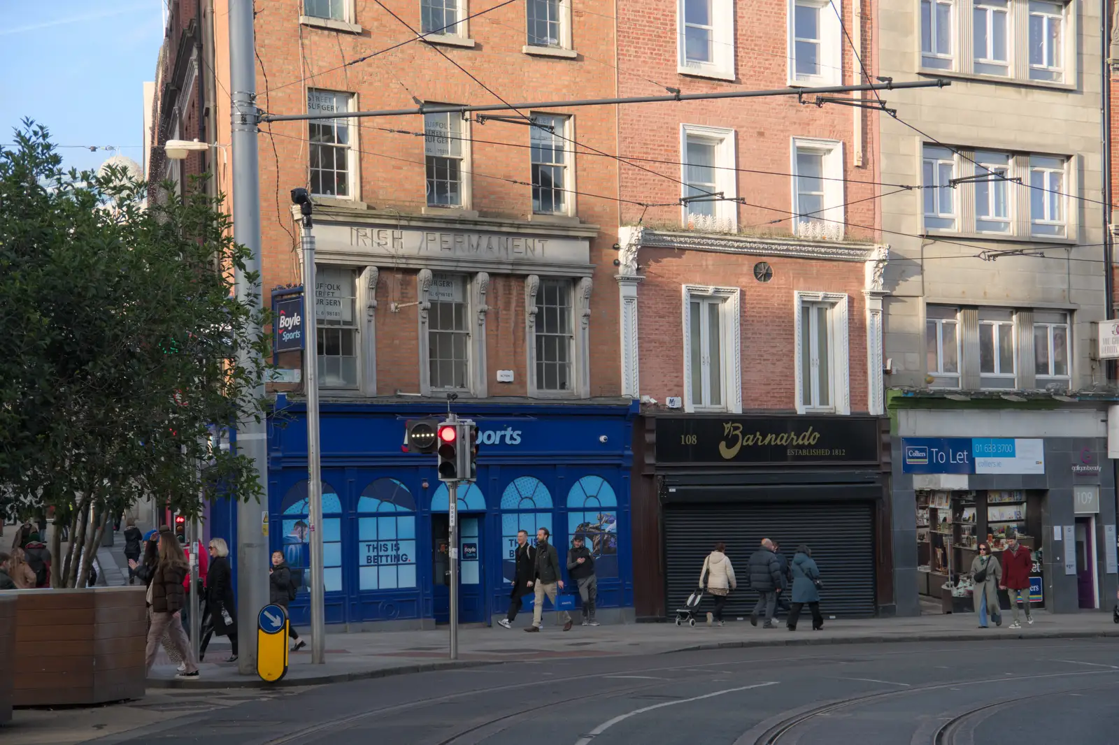 The top of Nassau Street, from St. Stephen's Day in Blackrock, County Dublin, Ireland - 26th December 2024