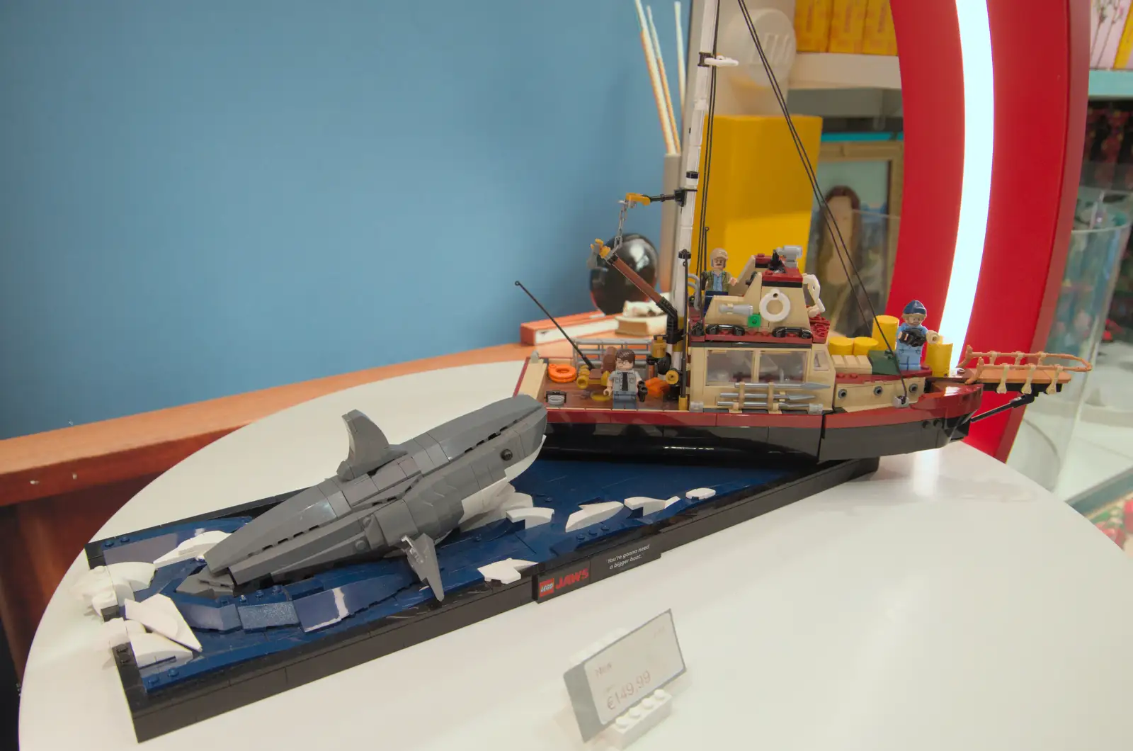 A cool Lego Jaws set, from St. Stephen's Day in Blackrock, County Dublin, Ireland - 26th December 2024