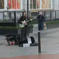 A guitarist plays Ain't no Sunshine, St. Stephen's Day in Blackrock, County Dublin, Ireland - 26th December 2024