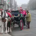 A tourist buggy waits on St. Stephen's Green, St. Stephen's Day in Blackrock, County Dublin, Ireland - 26th December 2024