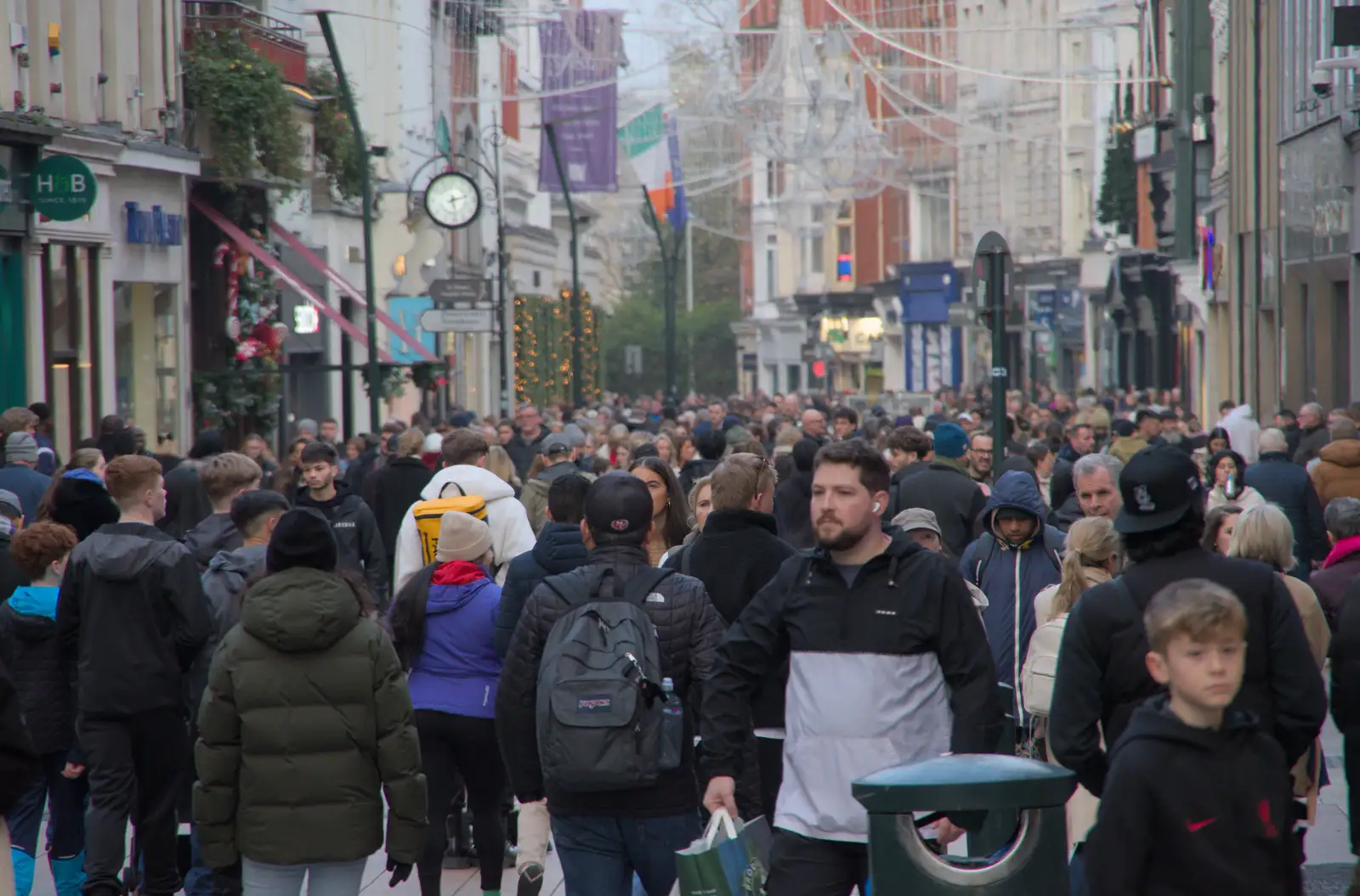 Another crowd scene, from St. Stephen's Day in Blackrock, County Dublin, Ireland - 26th December 2024