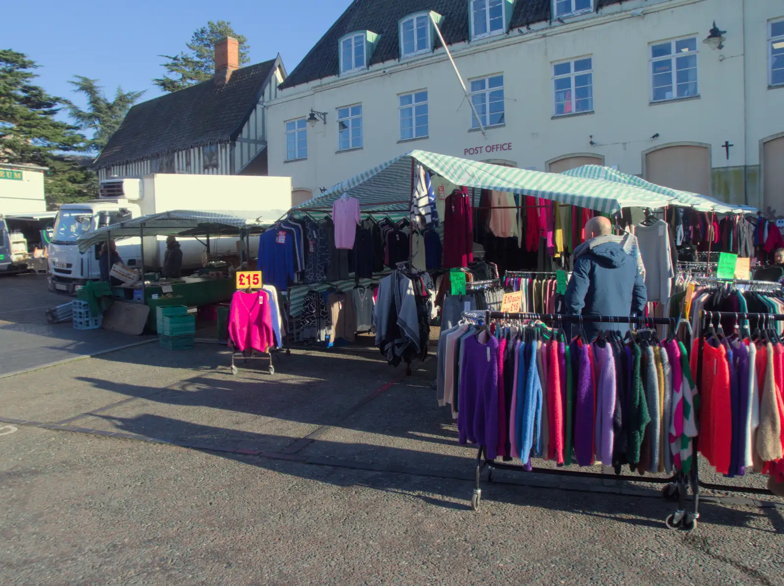 Diss market on a Friday, from A New Year Miscellany, Brome, Suffolk - 1st January 2025