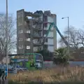 The remains of the old Marsh building, The Dereliction of Anglia Square, Norwich - 7th January