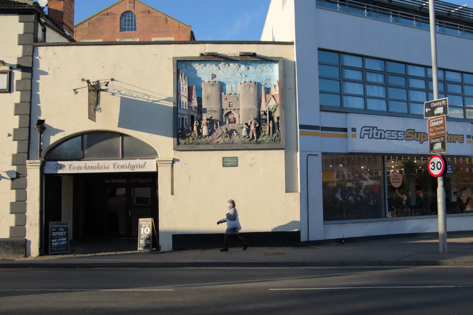 The Coachmakers on St. Stephens, from The Dereliction of Anglia Square, Norwich - 7th January