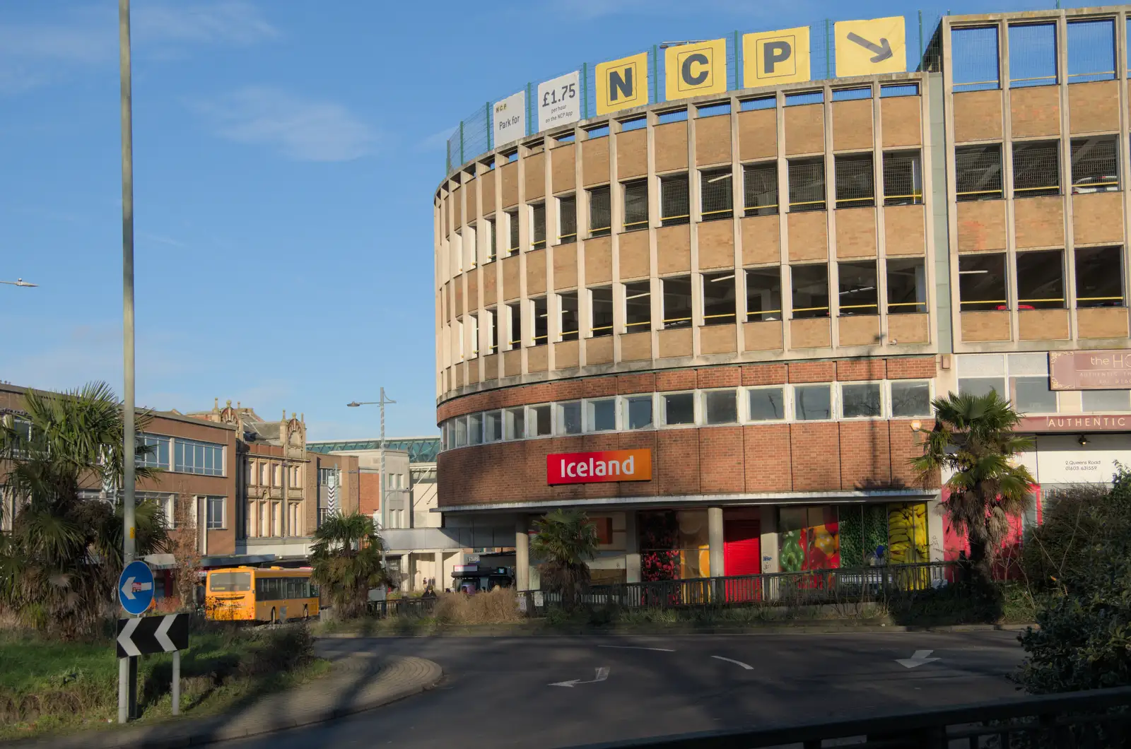 The eyesore that is St. Stephen's Car Park, from The Dereliction of Anglia Square, Norwich - 7th January