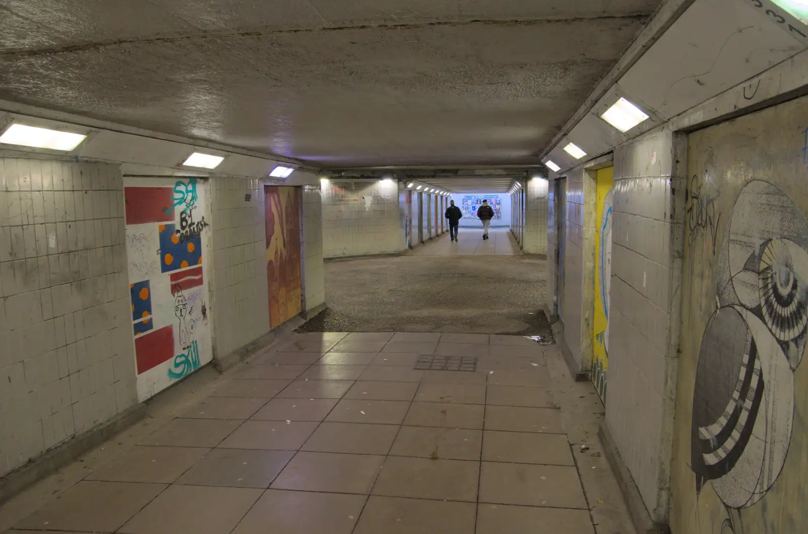 St. Stephens underpass, from The Dereliction of Anglia Square, Norwich - 7th January