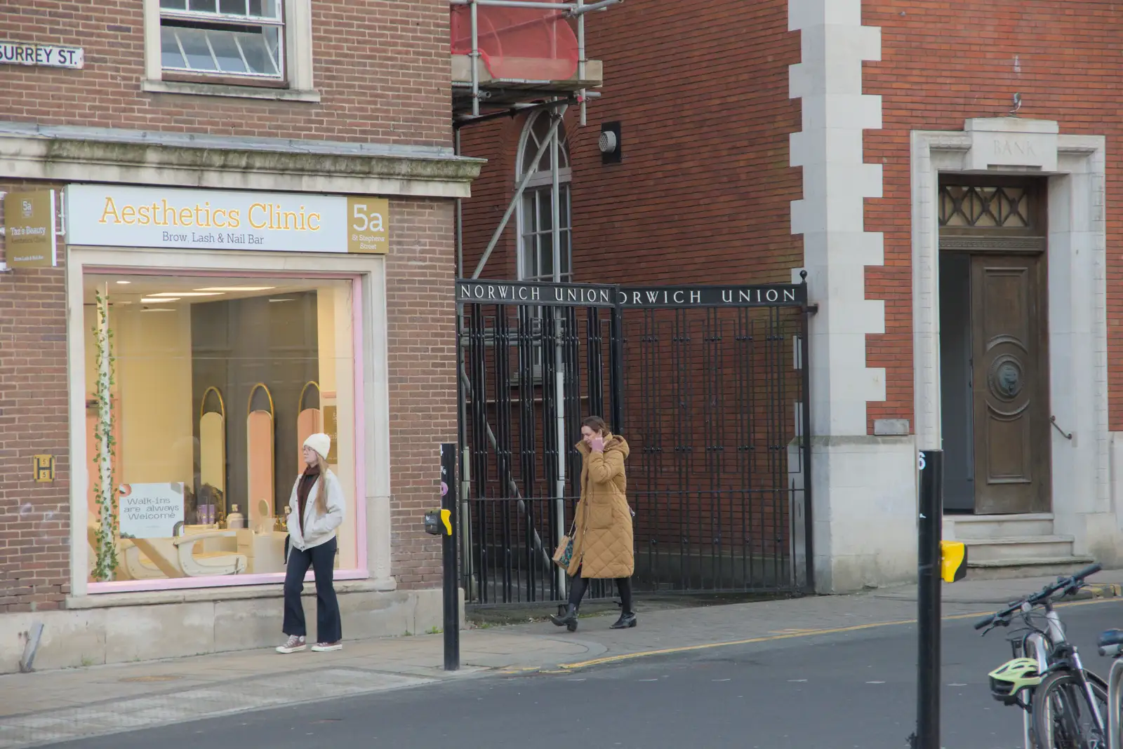 Remains of the old Norwich Union, from The Dereliction of Anglia Square, Norwich - 7th January