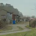 The ramshackle shed outside Mellis, A Pub Walk to the Railway Tavern, Mellis, Suffolk - 9th February 2025