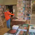 Isobel in Astor's book shop, A Return to Chagford, Devon - 16th February 2025