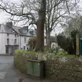 The view up to the Globe Inn and St. Michael's, A Return to Chagford, Devon - 16th February 2025