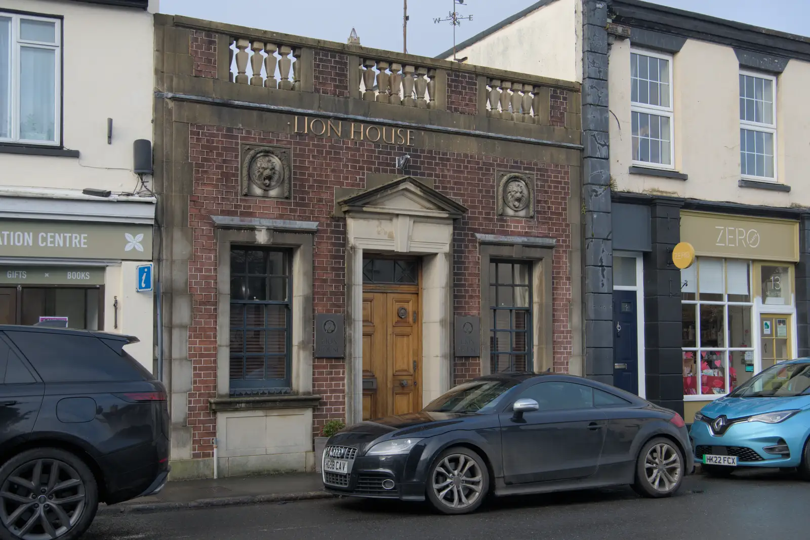 The curious Lion House in Moretonhampstead, from A Return to Chagford, Devon - 16th February 2025