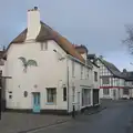 A winged beast on a thatched house, A Return to Chagford, Devon - 16th February 2025