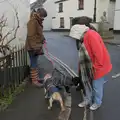 Isobel meets a couple of dogs, A Return to Chagford, Devon - 16th February 2025