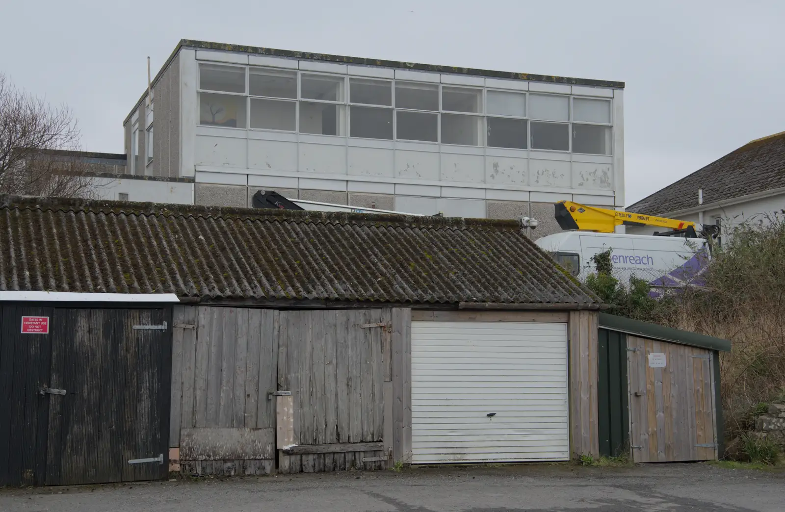 A 1960s telephone exchange, from A Return to Chagford, Devon - 16th February 2025