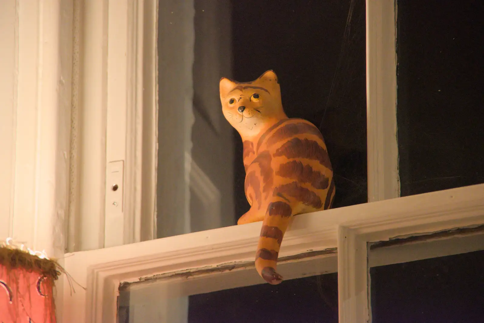 There's another cat on a windowframe, from A Return to Chagford, Devon - 16th February 2025