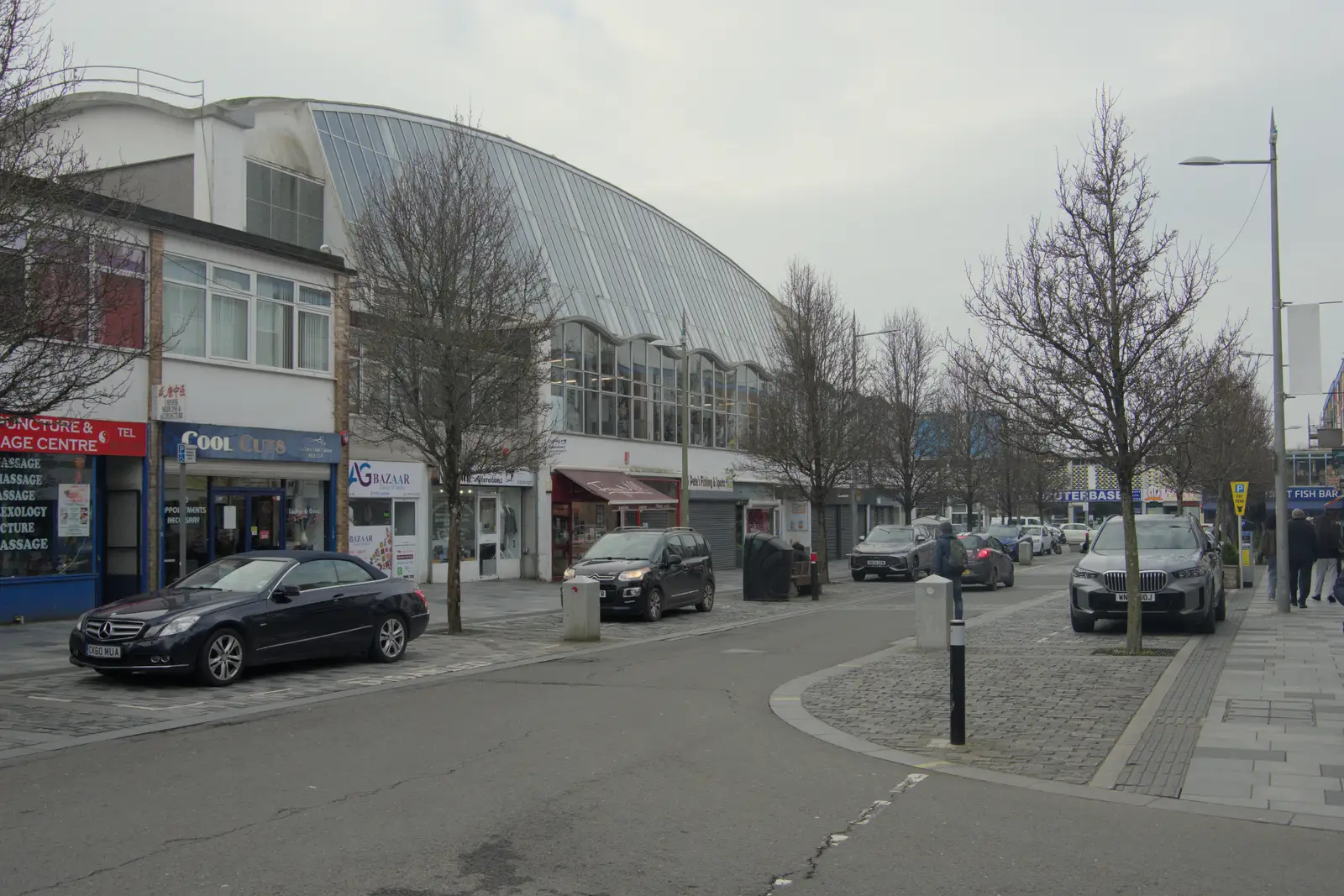 Plymouth's covered market, from Uni: A Return to Plymouth Polytechnic, Devon - 17th Februry 2025