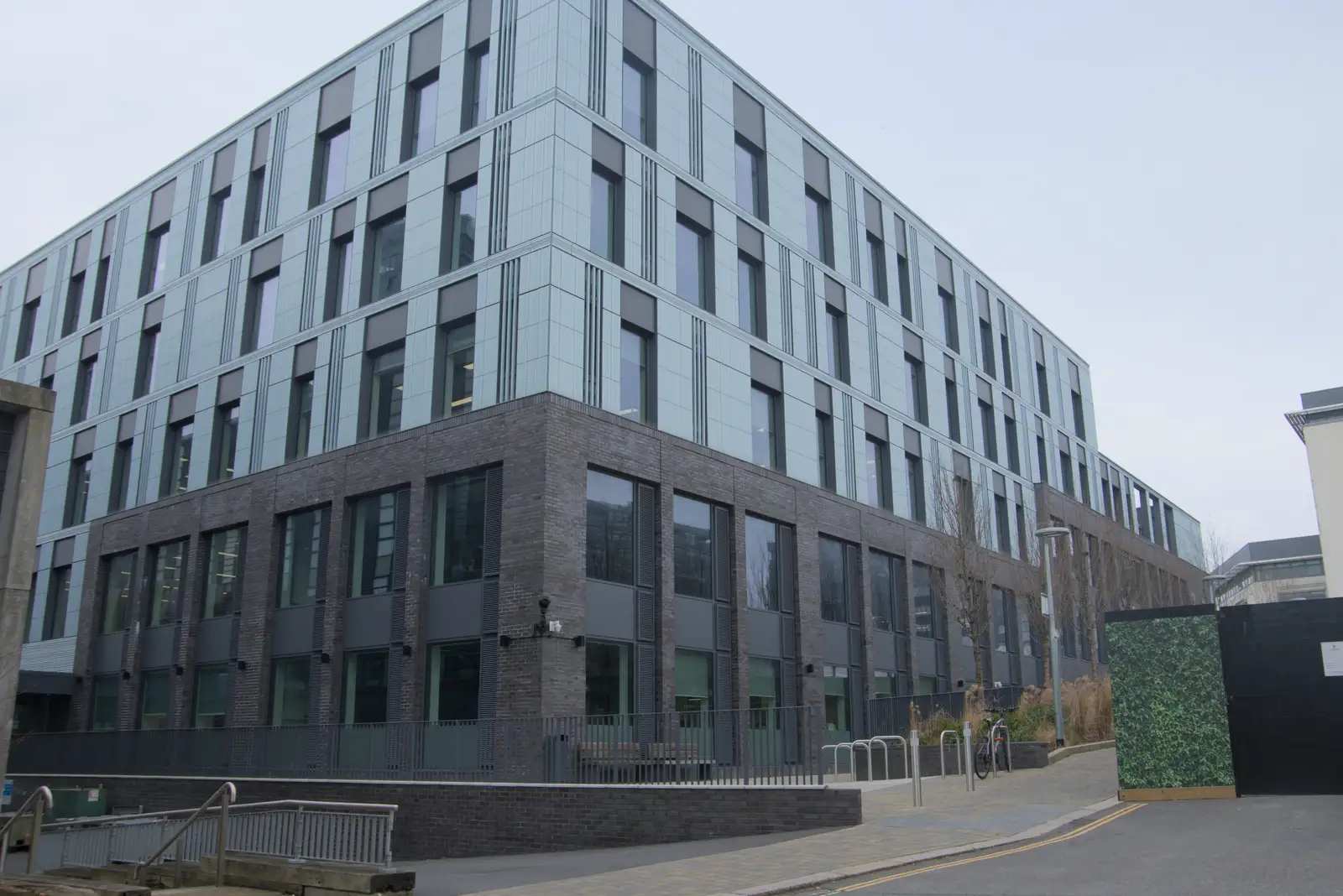 The new Babbage Building (former GTB), from Uni: A Return to Plymouth Polytechnic, Devon - 17th Februry 2025