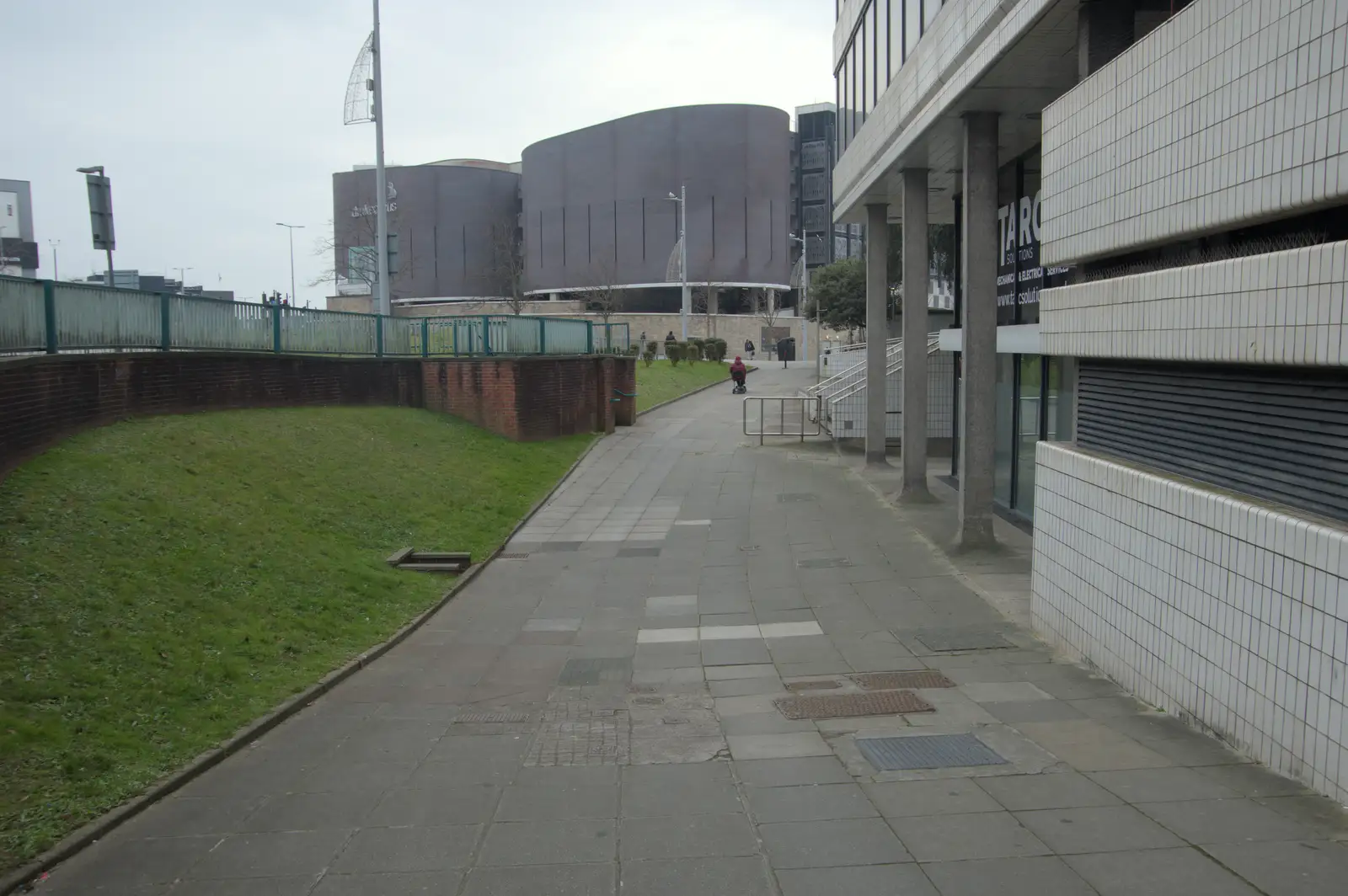 The former underpass near the Money Centre, from Uni: A Return to Plymouth Polytechnic, Devon - 17th Februry 2025