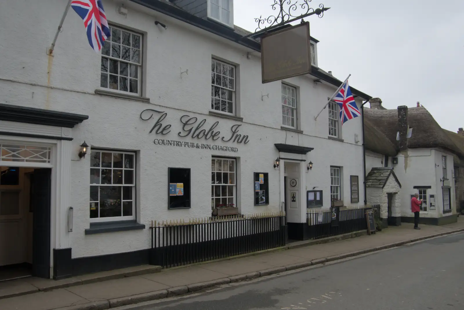 The Globe Inn in Chagford, from Uni: A Return to Plymouth Polytechnic, Devon - 17th Februry 2025