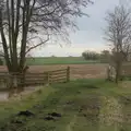 A gate on the Fen walk, A Walk around Redgrave and Lopham Fen, Redgrave, Suffolk - 23rd February 2025