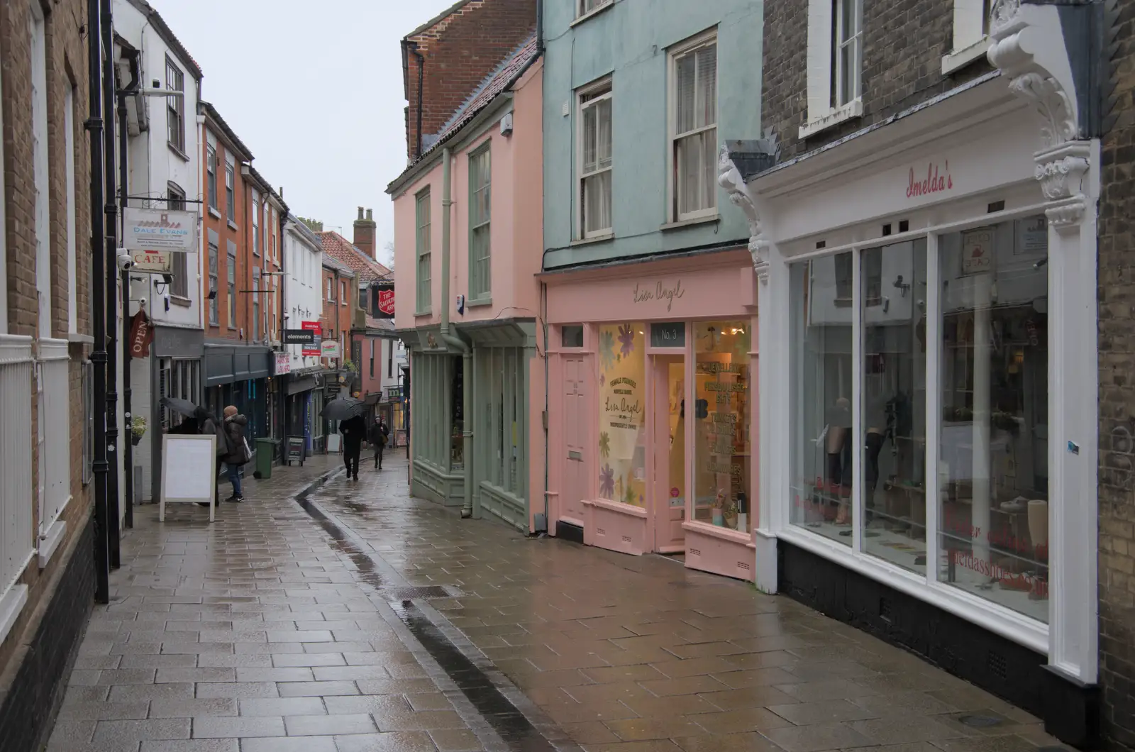 Lower Goat Lane in Norwich, from A Rainy Couple of Hours in Norwich, Norfolk - 24th February 2025