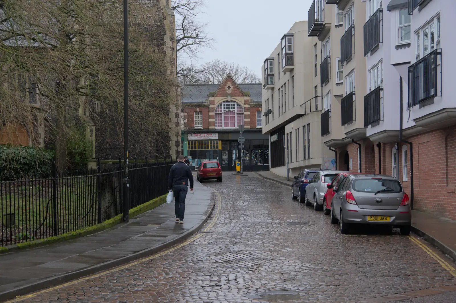 Saint Margaret's Street in Norwich, from A Rainy Couple of Hours in Norwich, Norfolk - 24th February 2025