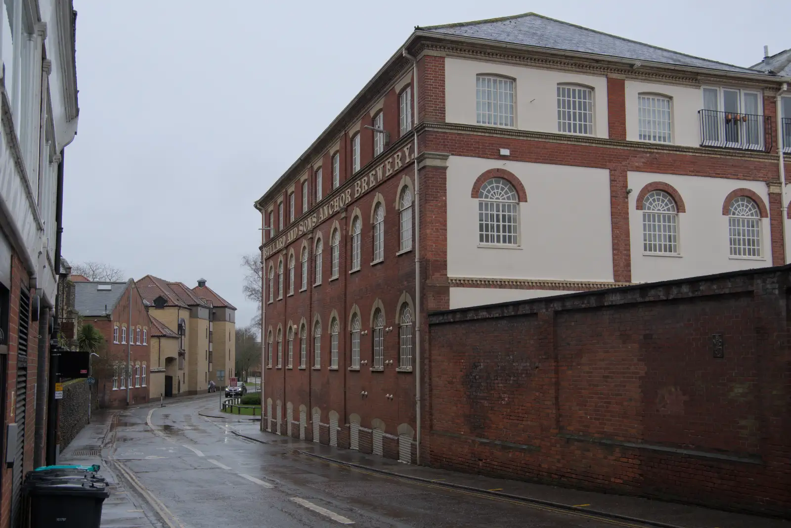 The former Bullard's Brewery on Westwick Street, from A Rainy Couple of Hours in Norwich, Norfolk - 24th February 2025