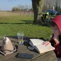 There's more book reading at the Railway in Mellis, A Sunday Pub Ride, Thornham and Mellis - 9th March 2025