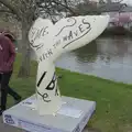 There's another whale tail by the river, Mudeford Quay, Christchurch, and the Trip to Portland - 15th April 2025