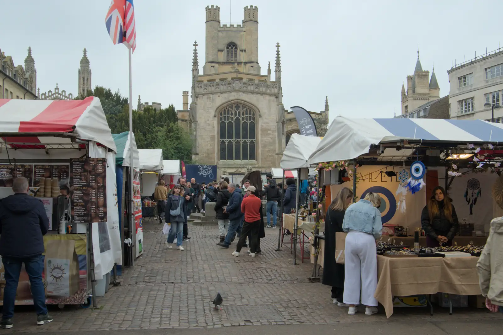 Great St. Mary nbehind the market, from Back in the Bridge: A Short Trip to Cambridge - 21st April 2025