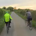 Fred and Phil on the road back to Diss Heyward, May Miscellany and New Kittens, Brome, Suffolk - 4th May 2025