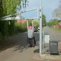 Fred tries to do a pull up, May Miscellany and New Kittens, Brome, Suffolk - 4th May 2025