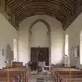 Another blocked-up arch in St. Nicholas, Hoxne, Bedfield, and the BSCC does the Lion, Debenham - 8th May 2025