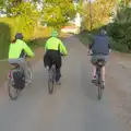 Three abreast on the road to Debenham, Hoxne, Bedfield, and the BSCC does the Lion, Debenham - 8th May 2025