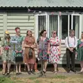 The Gislingham Variety Club sing some 1940s songs, The GSB Play the VE Day 80th Anniversary Event, Gislingham, Suffolk - 11th May 2025