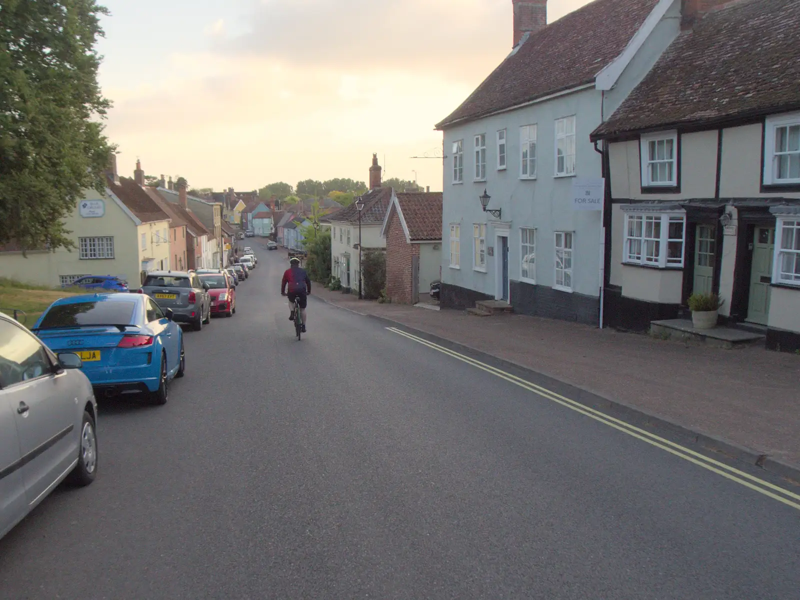 Gaz on the now-bypassed road through Botesdale, from The BSCC at the Greyhound, Botesdale, Norfolk - 15th May 2025