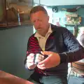 Gaz has a go at Rubik's cube of the week, The BSCC at the Greyhound, Botesdale, Norfolk - 15th May 2025
