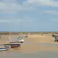 Boats are stranded as the tide is out, Trips to Wells and Walsingham, Norfolk - 25th May 2025