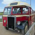 A 1951 Leyland Tiger waits at the bus stop, Trips to Wells and Walsingham, Norfolk - 25th May 2025
