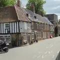 Looking down High Street to the Abbey gate, Trips to Wells and Walsingham, Norfolk - 25th May 2025