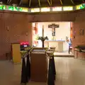Inside the chapel of St. Michael, built in 1965, Trips to Wells and Walsingham, Norfolk - 25th May 2025