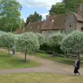 Isobel roams around near the Hospice buildings, Trips to Wells and Walsingham, Norfolk - 25th May 2025