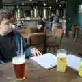 Fred checks out Burger Jam's menu in Ampersand, The BSCC at Kenninghall, and a Walk to Ampersand, Diss - 26th May 2025